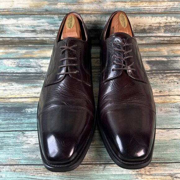 Dahlin By Eberstal Oxfords Mens Size 13 Brown Leather Plain Cap Toe Dress Shoes main image 11